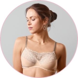 amoena mastectomy bra with pockets after breast surgery