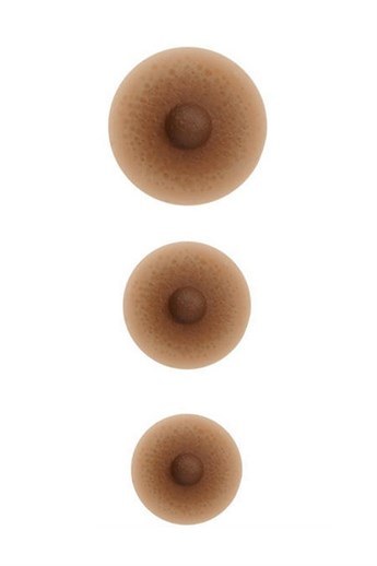 Adhesive Nipple Set 139 - for use on skin or breast form - 9514
