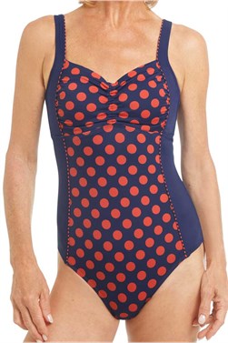 Alabama Half-Bodice High Neckline Swimsuit  - Amoena swimsuits with pocketed bras  - 71514