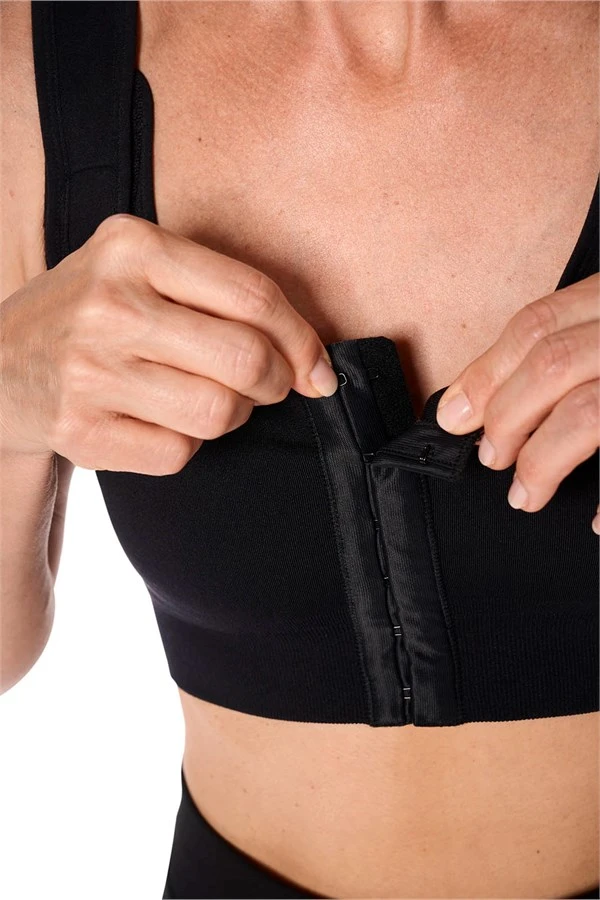 Amoena 'Rita' Non-wired Soft Bra Pocketed Mastectomy Post Surgery Bra - NUDE EBa - Foto 6