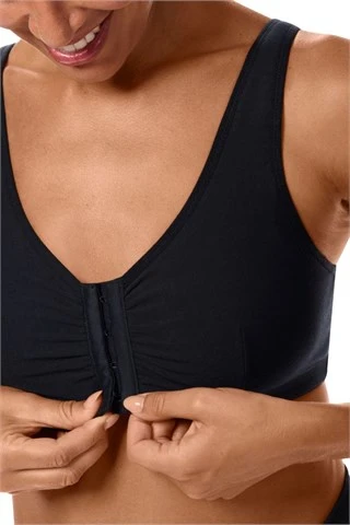 Anita Care Fleur Women's Wire-Free Mastectomy Bra, Size 36B, Anthracite Color