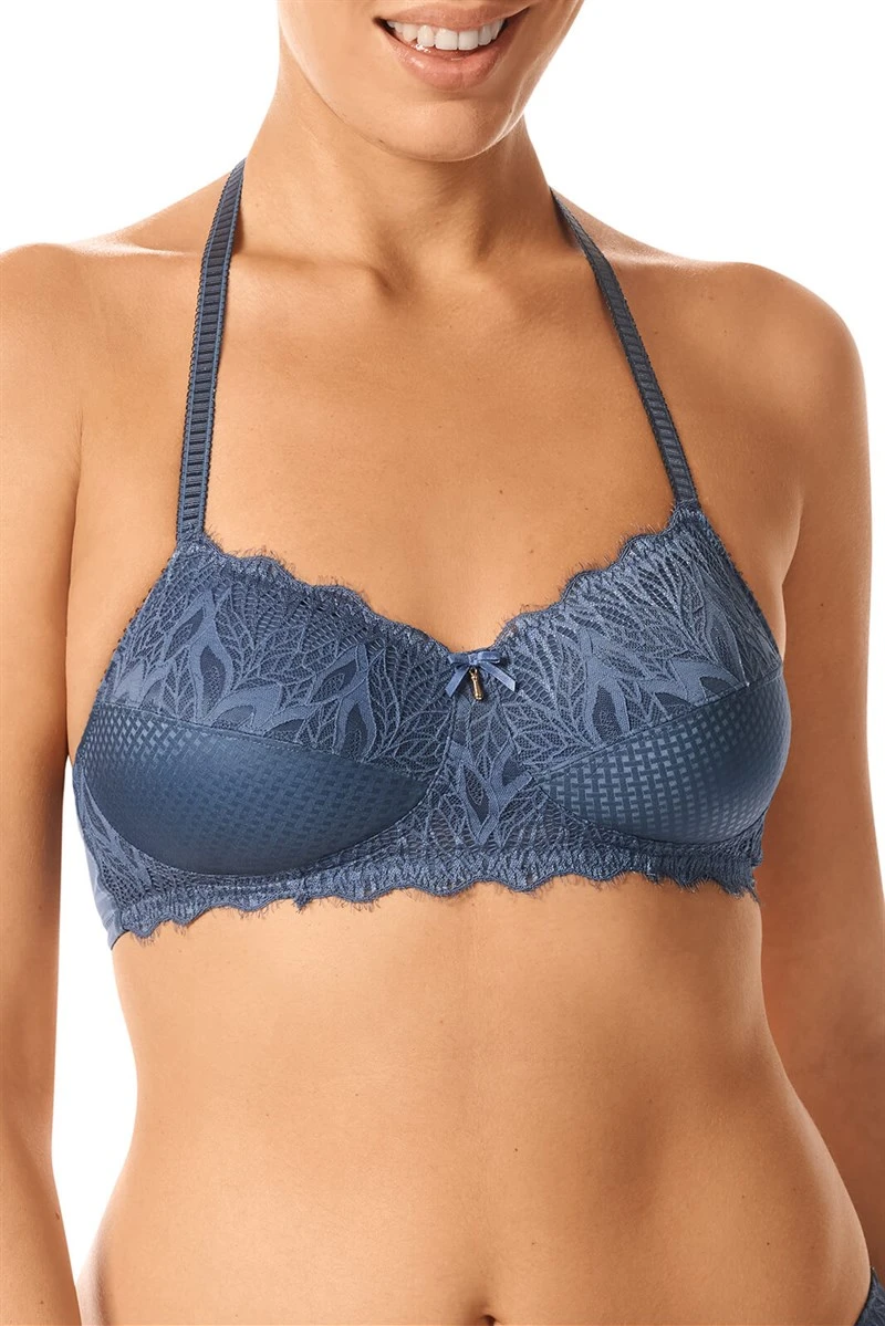 Buy Alessia Wire-Free Bra - indigo blue | Amoena USA