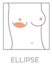 amoena ellipse breast shaper