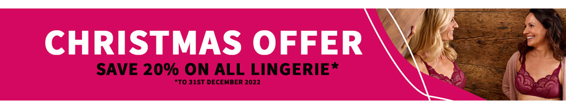 Christmas Offer - 20% Off Lingerie