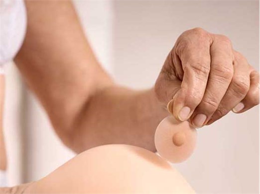 Cleaning Silicone Nipple Prosthesis