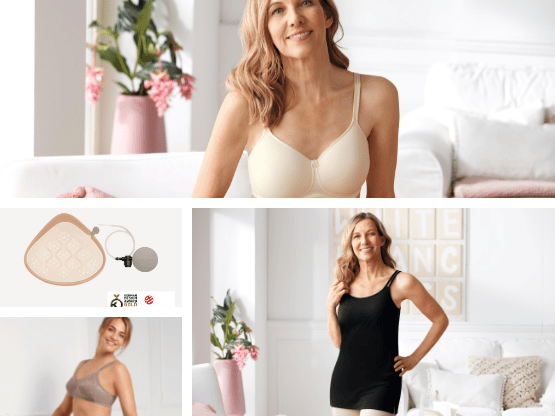 mastectomy fashion bra and breast form amoena