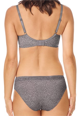 Bliss Non-wired Padded Mastectomy Bra - grey