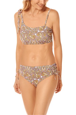 Marrakech Wire-Free Bandeau Bikini Top Alt 1