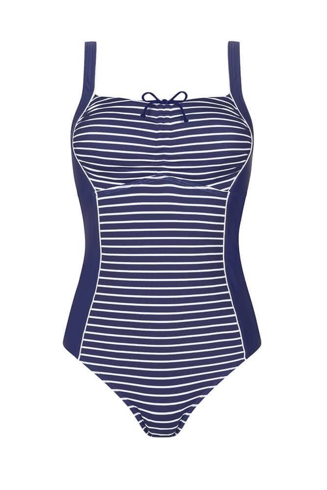 Infinity Pool Half Bodice Swimsuit - blue | Pocketed Mastectomy ...