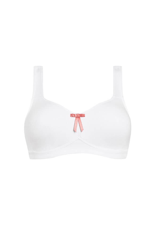 Amoena Ava WireFree Bra, Soft Cup, Size 40C, White Ref# 5211540CWH - MAR-J  Medical Supply, Inc.
