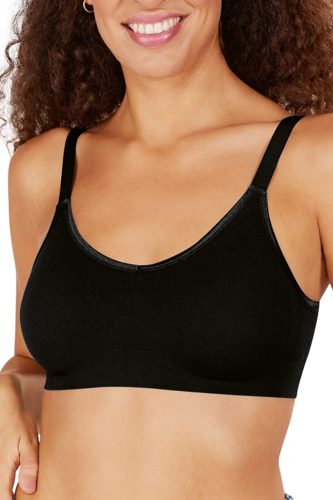 Buy Eliza Wire-Free Bra - black | Amoena USA