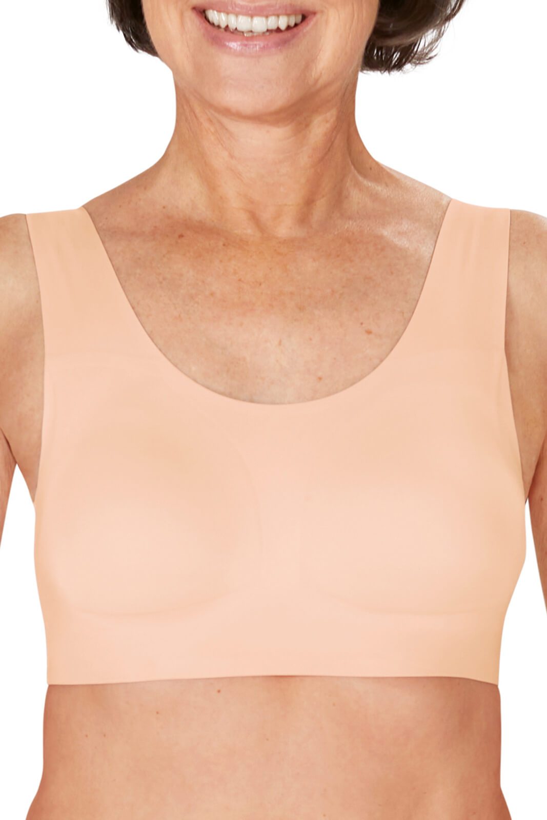 Amy Wire-free Seamless Mastectomy Mastectomy Bra - blush, Amoena USA