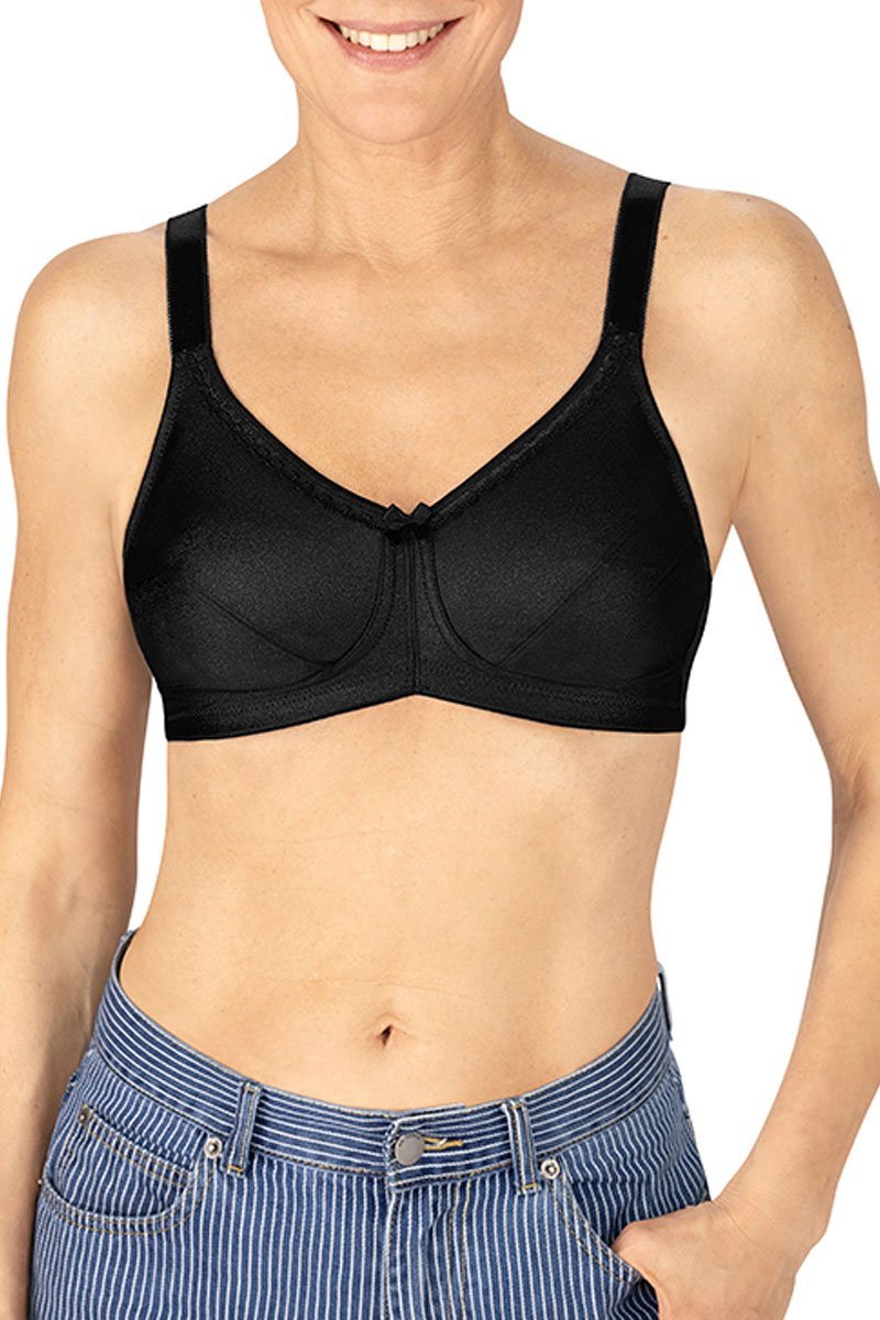 Buy Rita Wire-Free Bra - black | Amoena USA