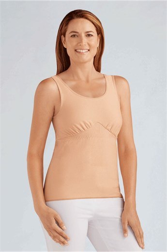 Michelle Post-Surgical Camisole 2105 - step-in or pullover style with drain management - 6831