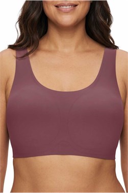 Linda Non-Wired Bra - Linda SB Non-Wired Bra features moulded cups with integrated pockets to hold a breast form, providing comfort and stability with wide straps and a high padded back closure. - 45148