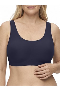 Linda Non-Wired Bra - Linda SB Non-Wired Bra features moulded cups with integrated pockets to hold a breast form, providing comfort and stability with wide straps and a high padded back closure. - 45148