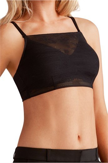 Amber Lace Accessory Top - pull-over lace overlay makes most any bra a camisole bra