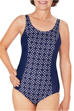Asian Garden Full Bodice Swimsuit - full bodice swimsuit
