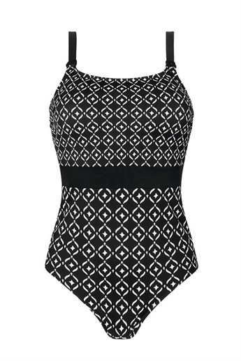 Asian Garden One-Piece Swimsuit - full mastectomy swimsuit