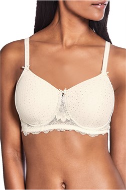 Aurelie Padded Wire-free Bra - elegant wire free, pocketed bra with padded cups