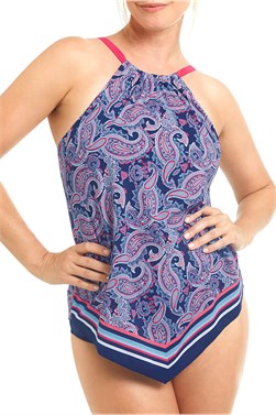 Be Attractive Tankini Top - mastectomy swimwear
