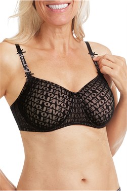 Be Yourself Padded Wire-Free Bra - padded wire-free bra