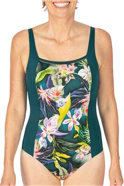Flower Spirit Full Bodice Swimsuit - full bodice swimsuit