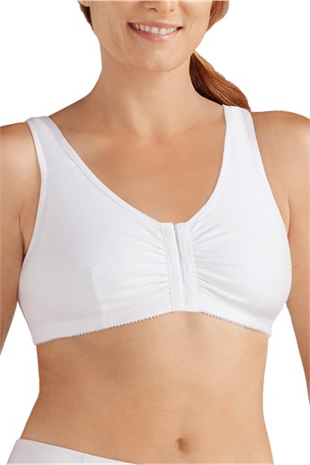 Frances Non-wired Front Closure Bra - front-closure post surgical bra