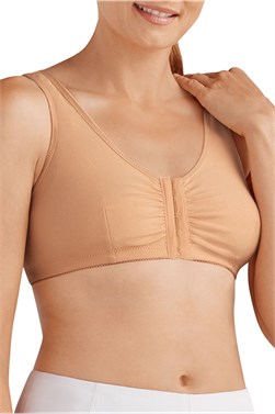 Frances Wire-free Front-Closure Bra - front-closure post surgical bra
