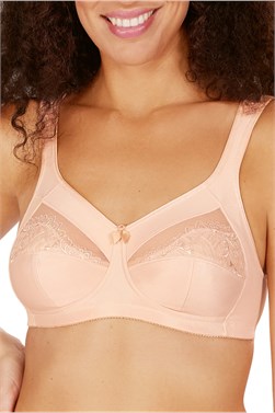Isadora Wire-Free Bra - classic bra for fuller figures - 44804