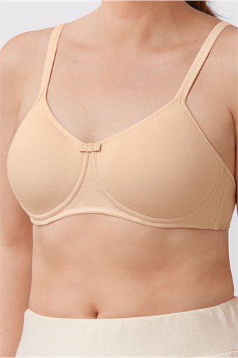 Lara Cotton Padded Wire-Free Bra - padded wire free bra