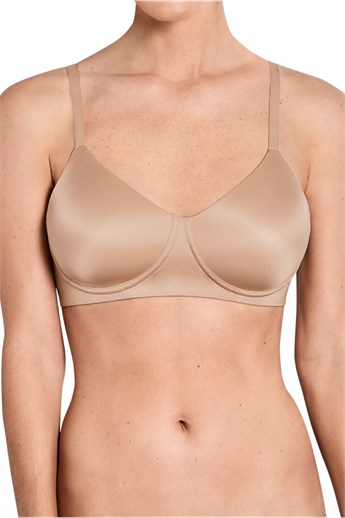 Magdalena Back-Smoothing Padded Wire-Free Bra - high back fabric and side panels