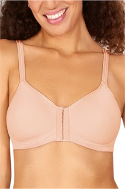 Mara Padded Front-Closure Non-Wired Bra - padded non wire front-closure bra