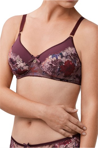 Maxine Padded Non-Wired Bra - padded non wired bra - 44706