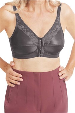 Nancy Wire-Free Front Closure Bra - classic front closure bra ideal for fuller figures