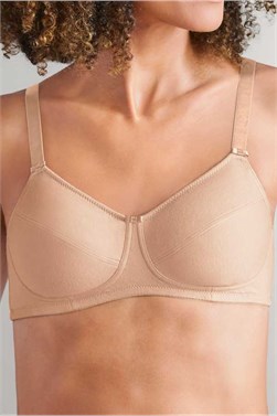 Ruth Cotton Wire-Free Bra 2872 - 100% cotton everyday bra