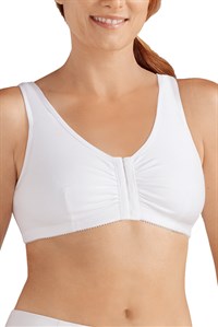 XWSM 2pcs Front Closure Bra Mastectomy Bras 100% Soft Cotton Daily Sport  Underwire with Prosthesis Pocket Wireless Bandeau (Color : A, Size : 36/80)  at  Women's Clothing store