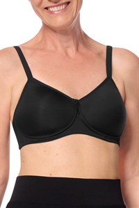 Amoena Jane Wire-Free Bra - Padded Molded Foam Cup, Super Soft, Zebra Stripe Print - View #7
