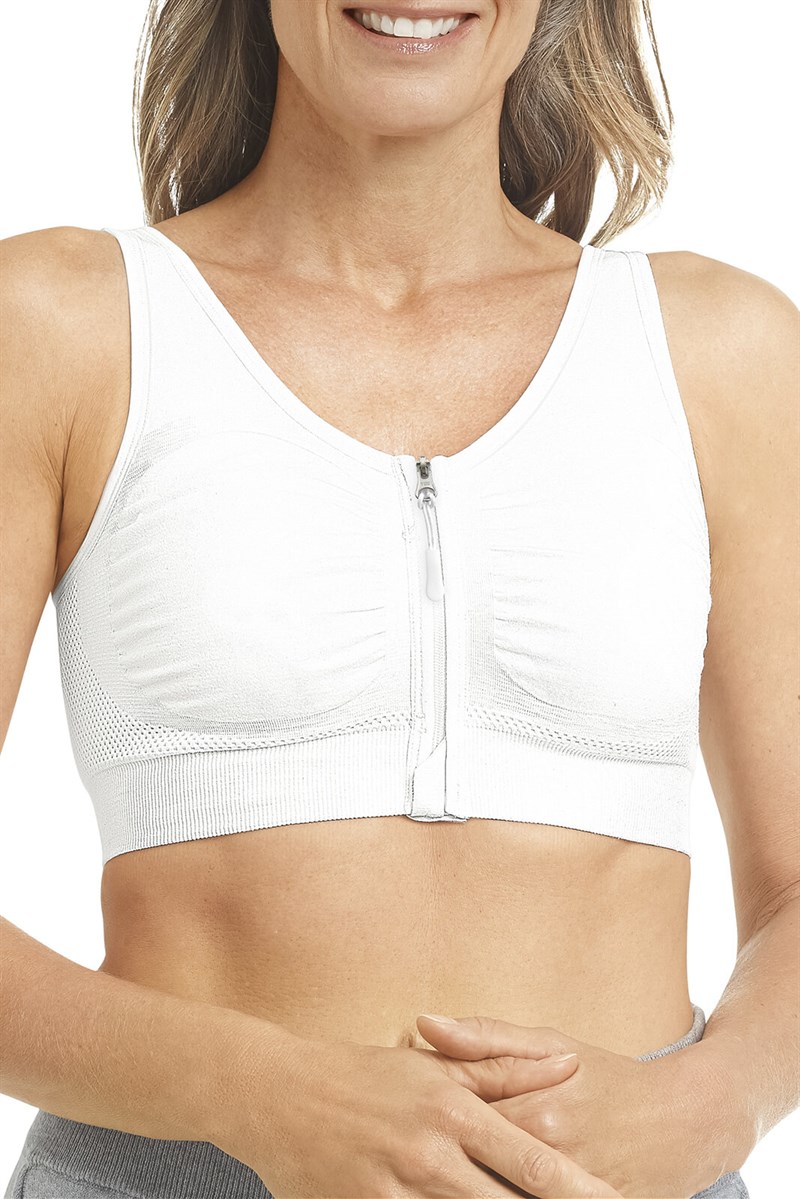 Emilia Seamless Comfort Mastectomy Bra - white, Post Surgery Garments, Amoena UK