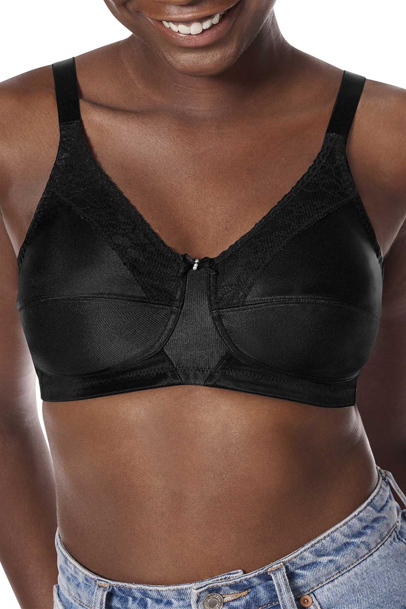 Amoena Marlena Wire-Free bra Soft Cup, Size 36A, Black Ref