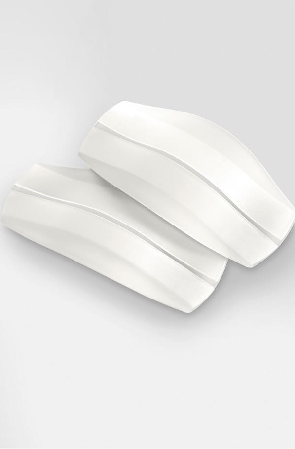 2 x cuscinetti in silicone per non far scivolare le spalline del reggiseno White 