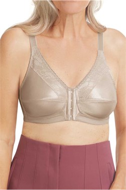 Nancy Wire-Free Front Closure Bra - classic front closure bra ideal for fuller figures - 44739