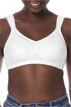 Nora Wire-Free Bra 2555N - classic bra with high cotton content - 33903